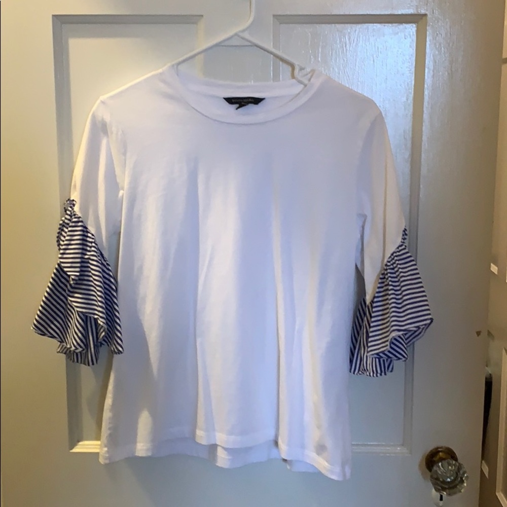 Banana Republic white cotton shirt. Size med.